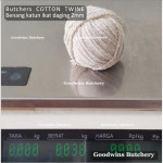 Butchers COTTON TWINE string thread rope benang katun untuk ikat daging sosis 1.5MM +/- 75m 246ft 52g